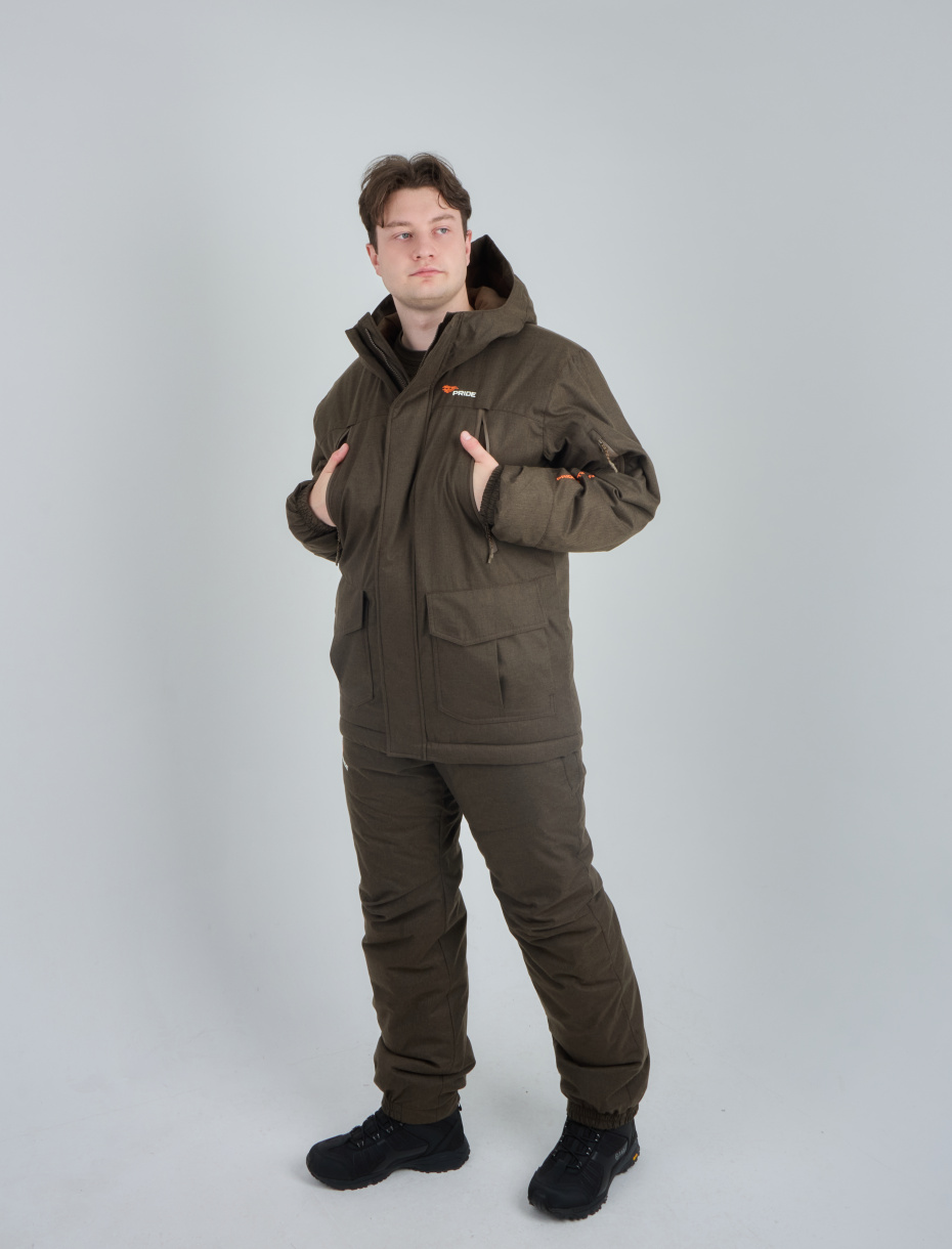Выстрел костюм PRIDE, зимний -15, св.коричневый