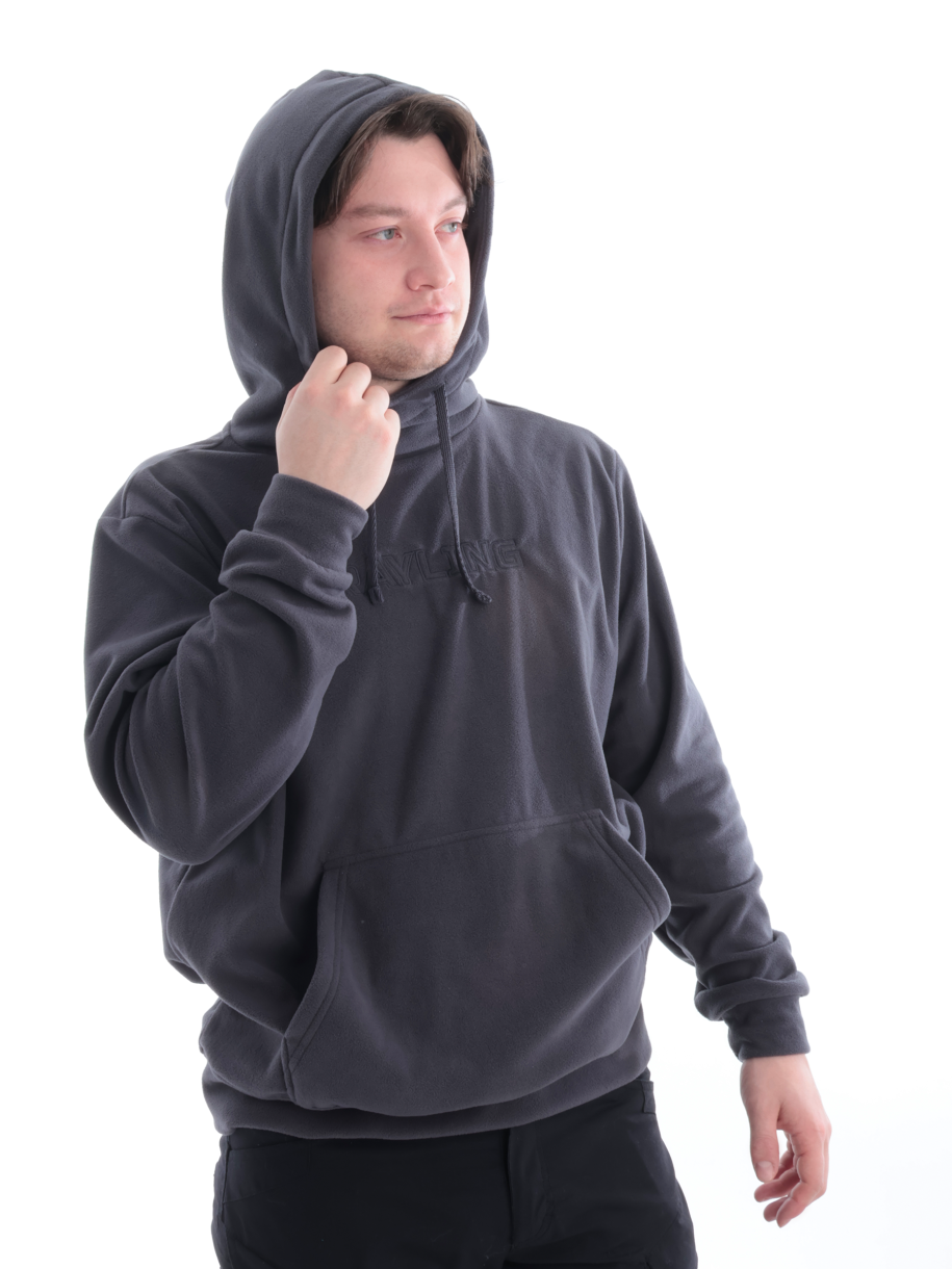 Мерч толстовка флисовая GRAYLING, графит